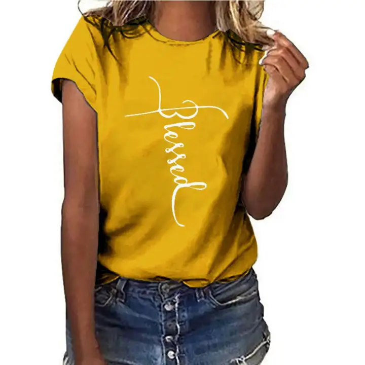 women's plus size yellow tops