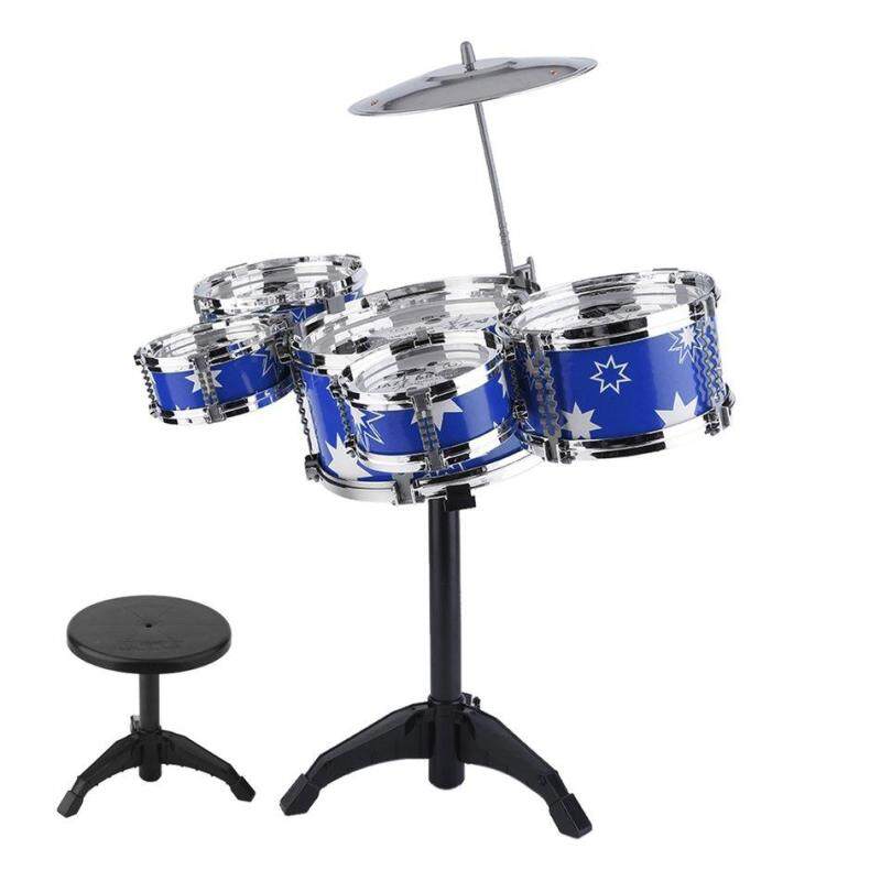 Tốt nhất Bán Nhạc Kích Thước Đầu Cắm Nhẹ Mini cho Trẻ em Tập Trống Nhạc Cụ Với Ghế