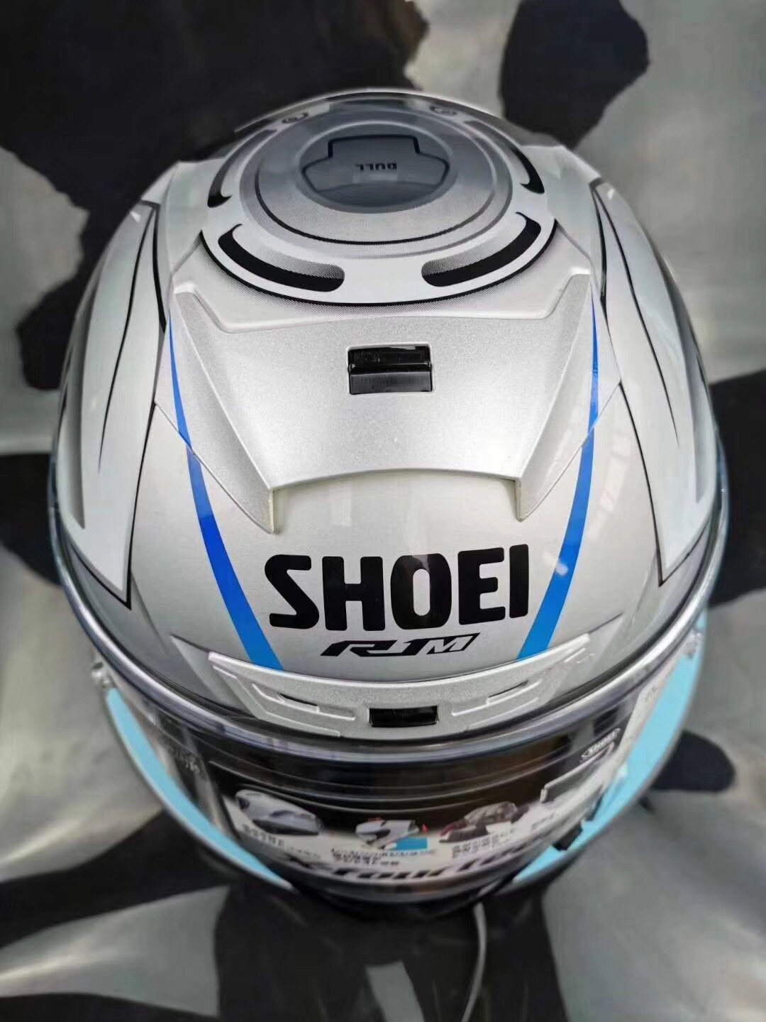 SHOEI x14 yamah.A r1m พร้อมถุงใส่หมวกกันน็อคคำแนะนำในกล่องเดิม,เลนส์ใส ...