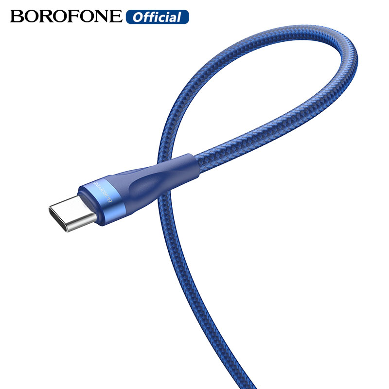 BOROFONE BX61 Fast Charging 3A/2.4A Data Cable For Lightning Type-C Micro For iPhone HUAWEI OPPO ViVO Xiaomi Samsung Redmi USB Cord 1M Cable