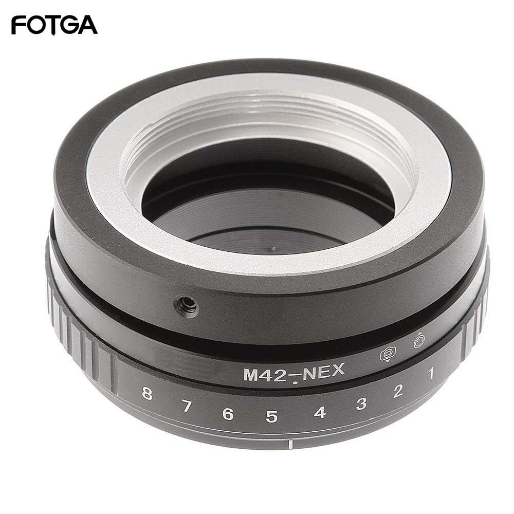 Fotga tilt shift adapter for m42 to sony nex e mount camera ilce-7 a7s a7r ii a5100