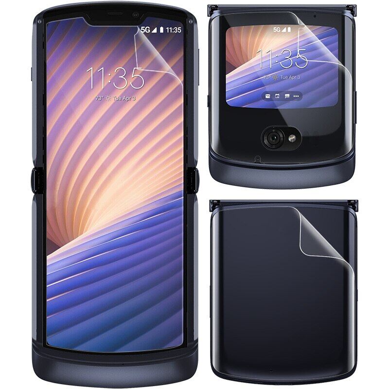 ✩✫✬ 1 Set Hydrogel Film for Motorola Razr 5G Screen Protector Anti-Scratch HD Clear Protective Film For Motorola Razr 5G ✬✫✩
