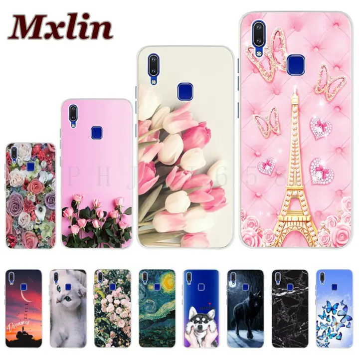 For Vivo Y91 Case 1816 1817 1820 1811 Soft Flexible Beautiful Flower Butterfly Phone Cover Casing Vivoy91 Lazada Ph