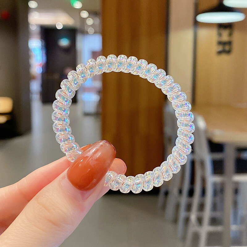 Mermaid Ji Phone Line Hair Tie Hair Rope Hair Rope Women's Hair Tie No Trace Does Not Injury Hair Accessories
