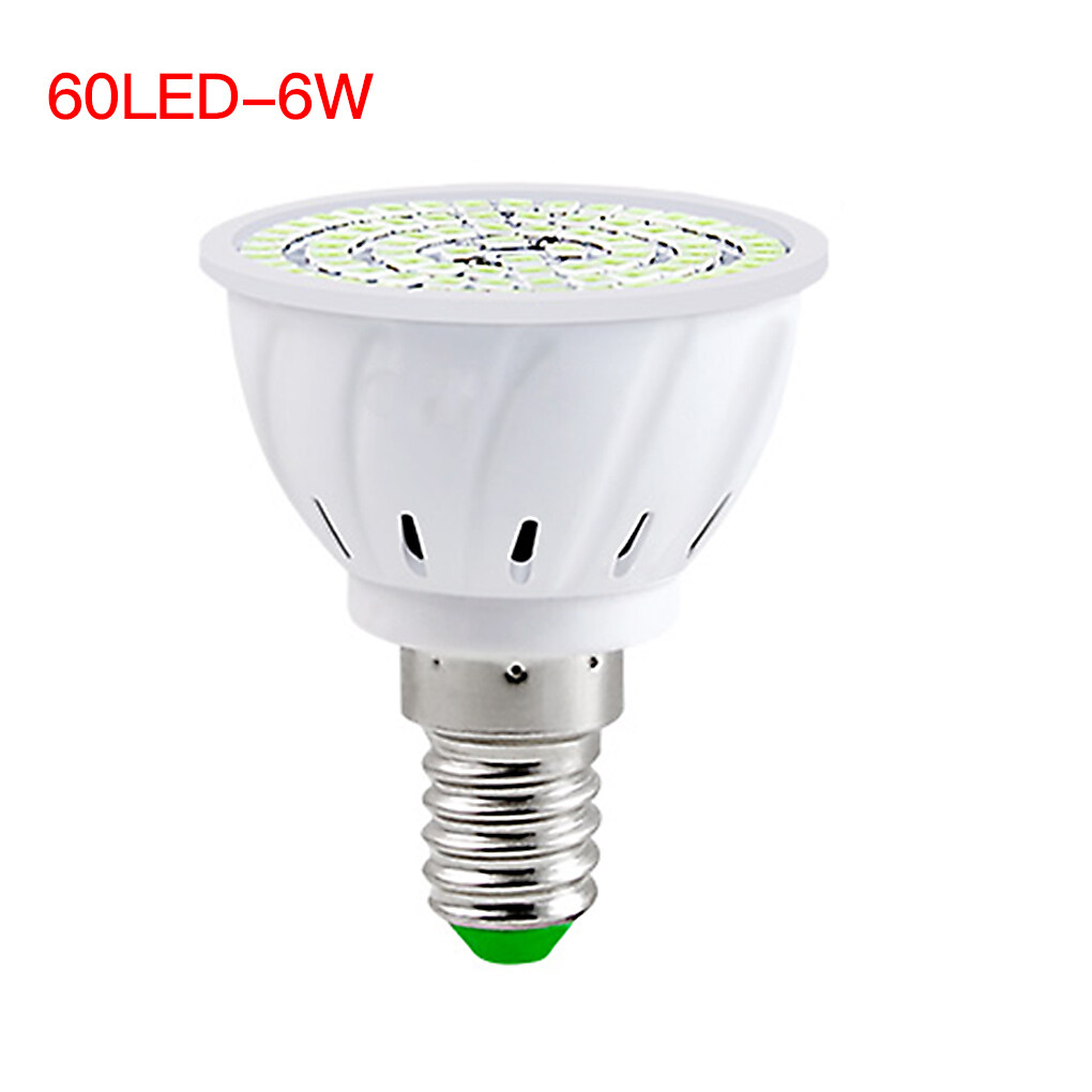 E14 LED หลอดไฟ UV รองเท้าตู้เสื้อผ้าถังขยะทำความสะอาดเครื่องมือ LED โคมไฟสีม่วงพิเศษ,220V, 60LED-6W