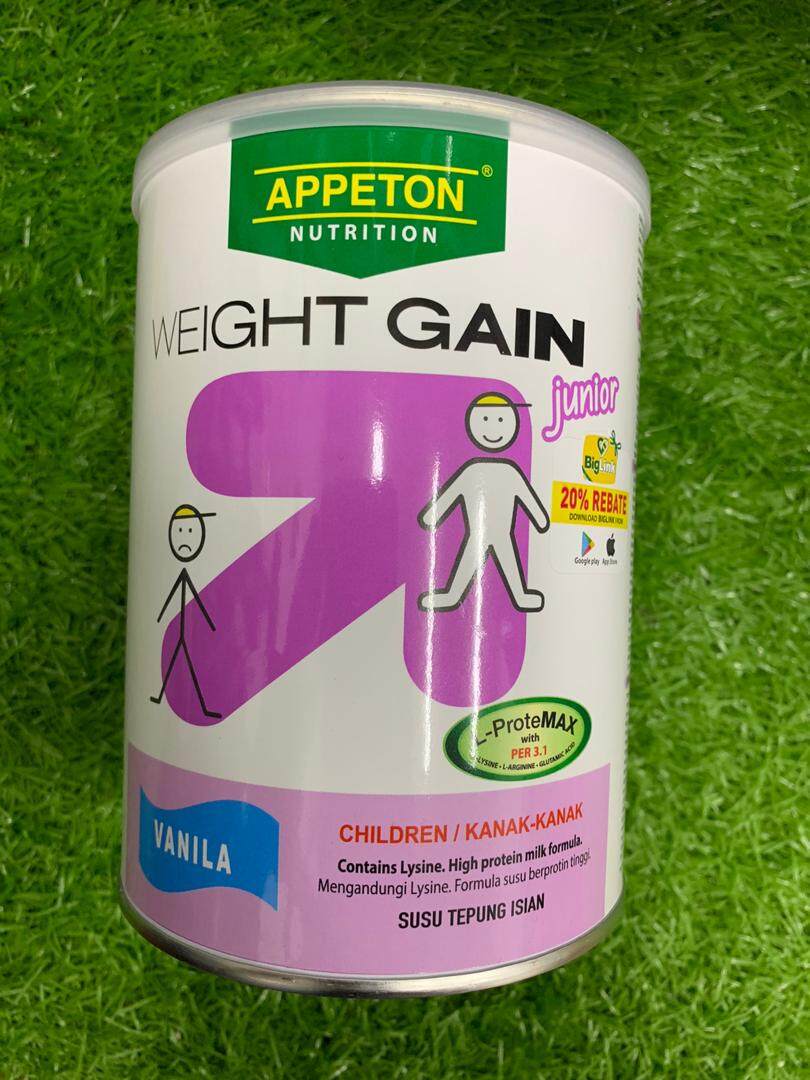 APPETON WEIGHT GAIN JUNIOR VANILLA 450G Lazada