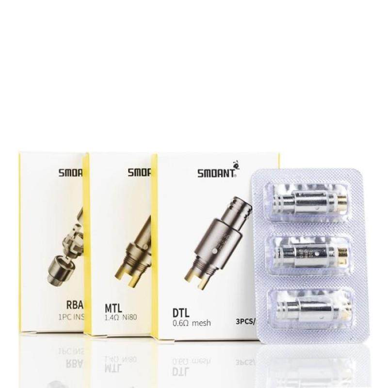 Giá For Smoant Pasito Replacement Occ N180 1.2Ohm Coil /Occ Mesh 0.6Ohm Coil / Rba Coil / Cartridge【Bán buôn】 Thay thế Pasito Smito gốc Smo N180 1.2Ohm Cuộn / Chiếm lưới 0.6Ohm Cuộn dây / Rba / Hộp mực