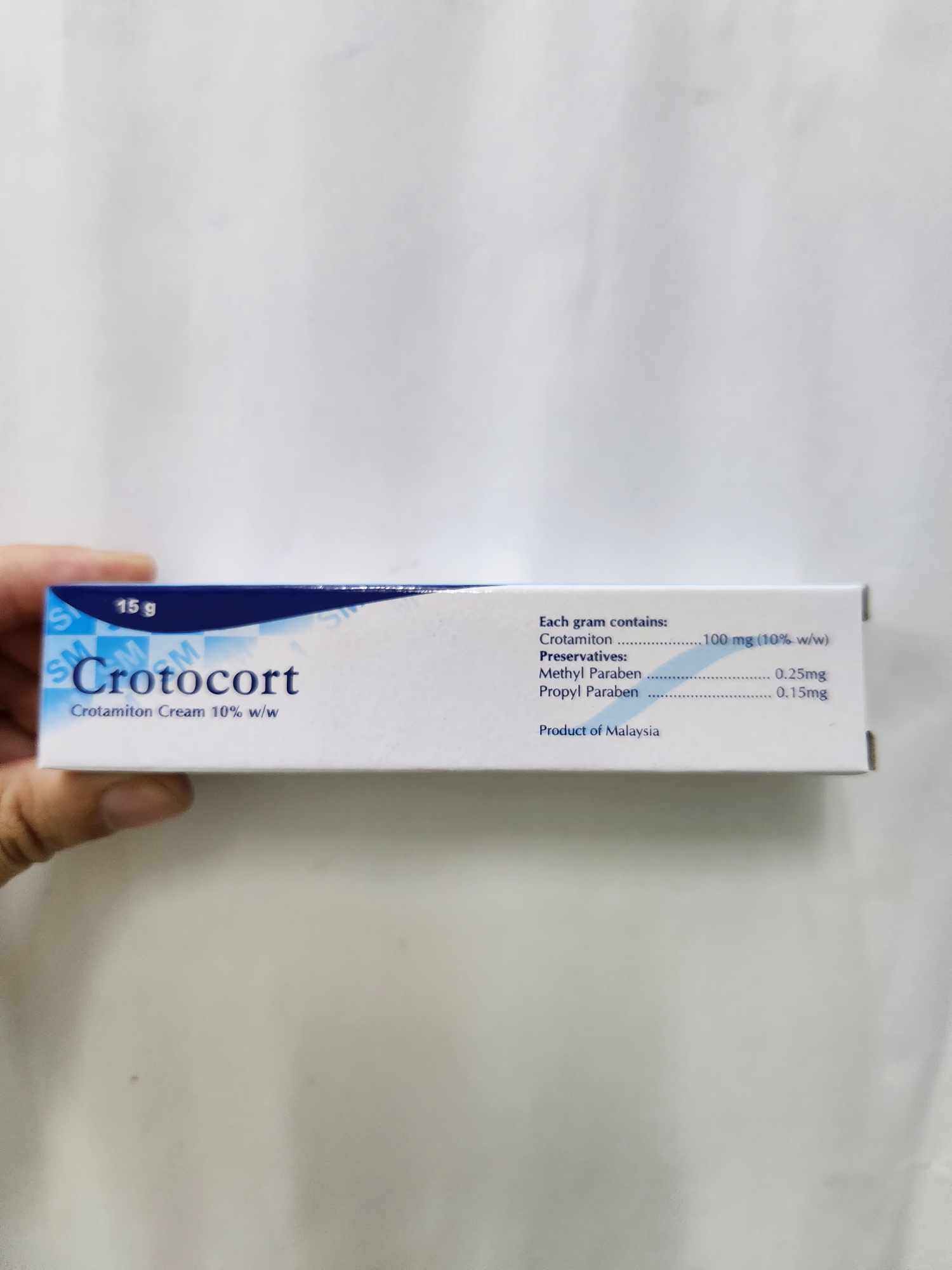 Crotocort [ Crotamiton ] Cream 15g Lazada