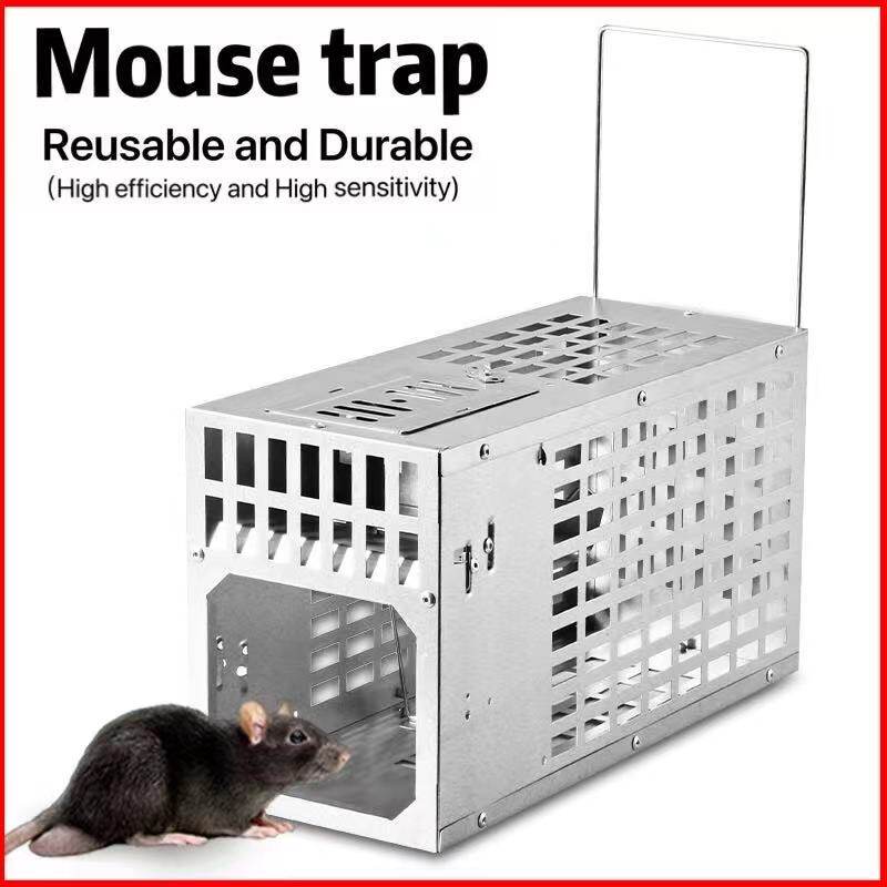 New Auto Capture Big Mouse Trapper Humane Live Cage Sensitive Multi Rat 