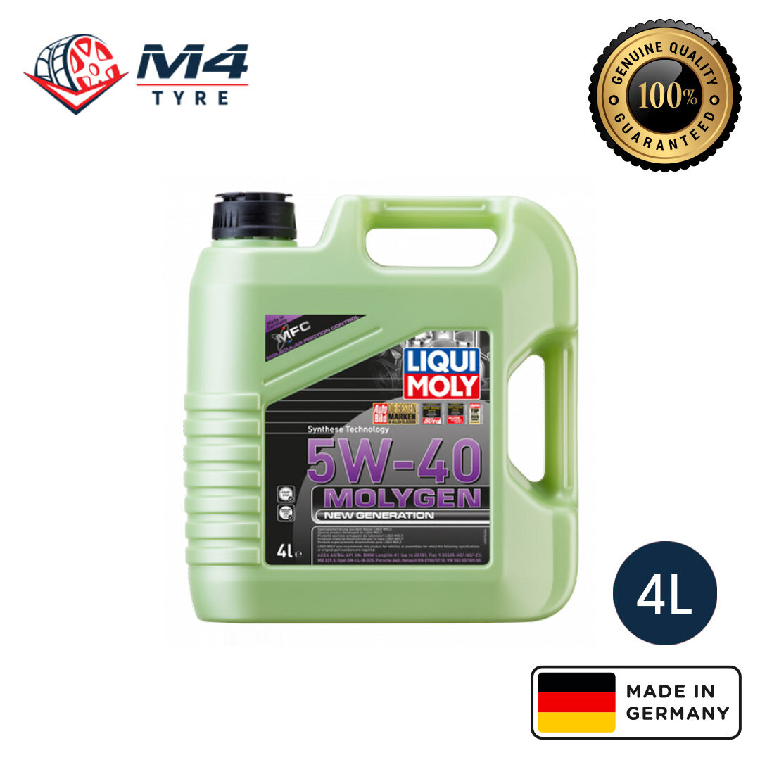 Liqui Moly Synthese Tec 5W40 MOLYGEN (4L/5L) (READY STOCK) Lazada