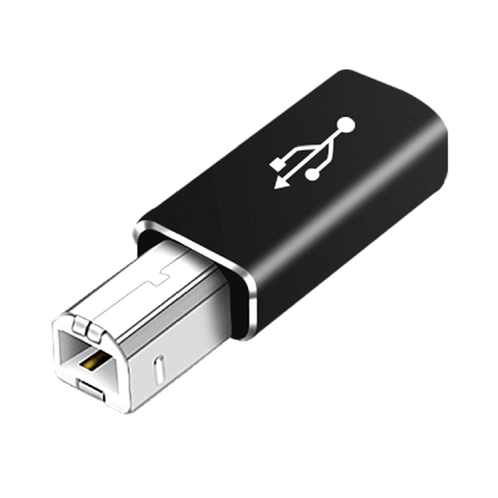 USB Type C Female to USB B Male Adapter for Scanner Printer Converter USB C Data Transfer Adapter for MIDI Controller Keyboard