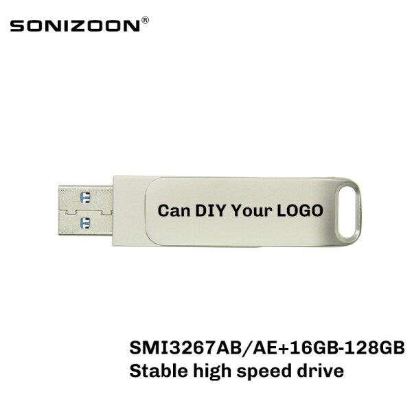 XEZ-XZSMI Bút Ổ Đĩa Flash USB Can DIY 128GB 64GB 32 GB 16GB Ổn Định Tốc Độ Cao Ổ Đĩa Flash Xoay Ổ Đĩa Bút