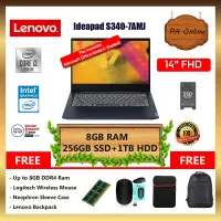 Lenovo Ideapad S340 15api 81nc00ggmj gb Ram Amd Ryzen 5 3500u 8gb gb Ram 256gb Ssd 1tb Hdd 15 6 Fhd Radeon Vega 8 Graphics Win 10 2 Years Lazada