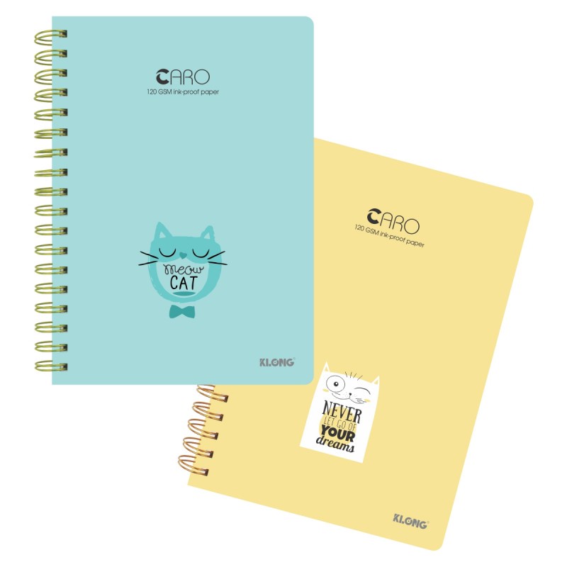 Sổ lò xo kép caro khổ b5- - 200 trang klong ms: 297