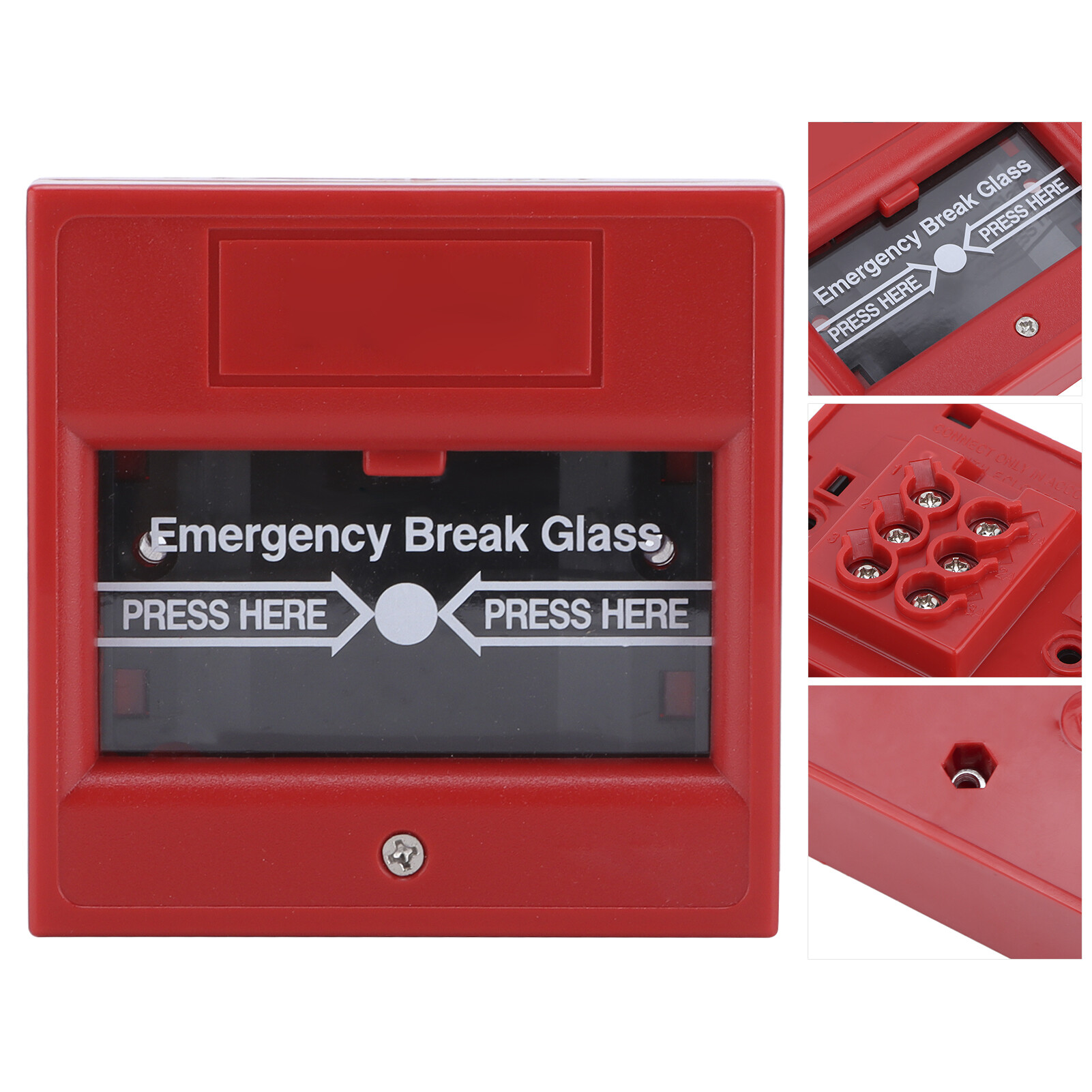 Emergency Door Release Glass Break Fire Alarm Button Switch For Security System
