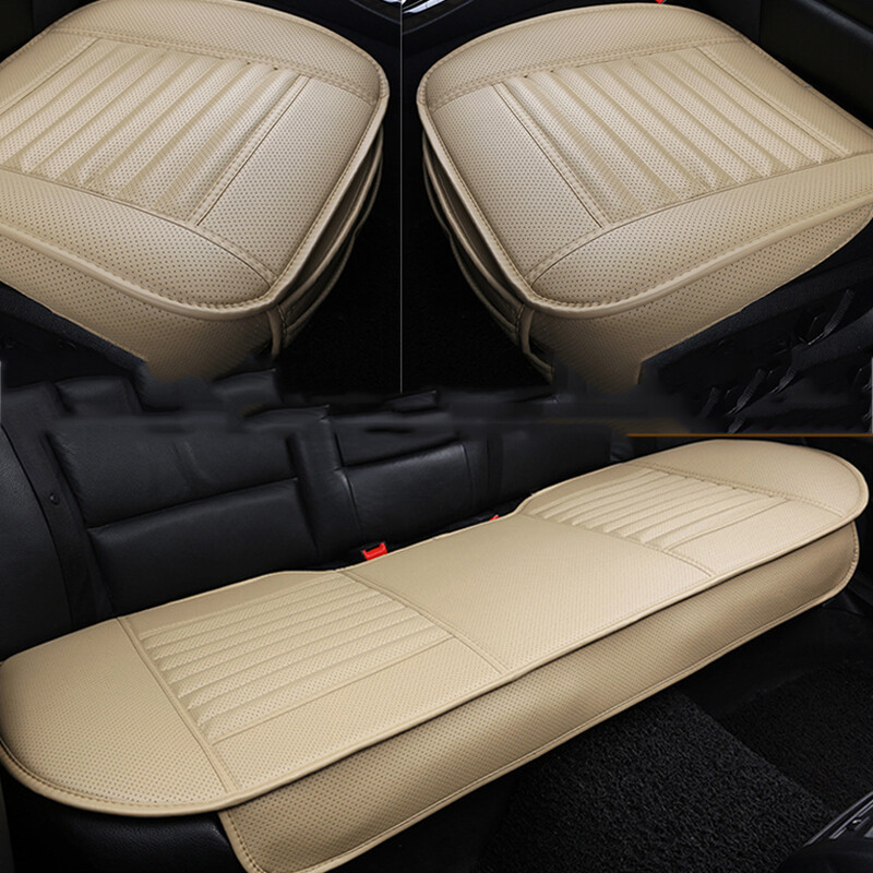 Universal Car Seat Covers PU Leather Cushion Interior Accessories Protector
