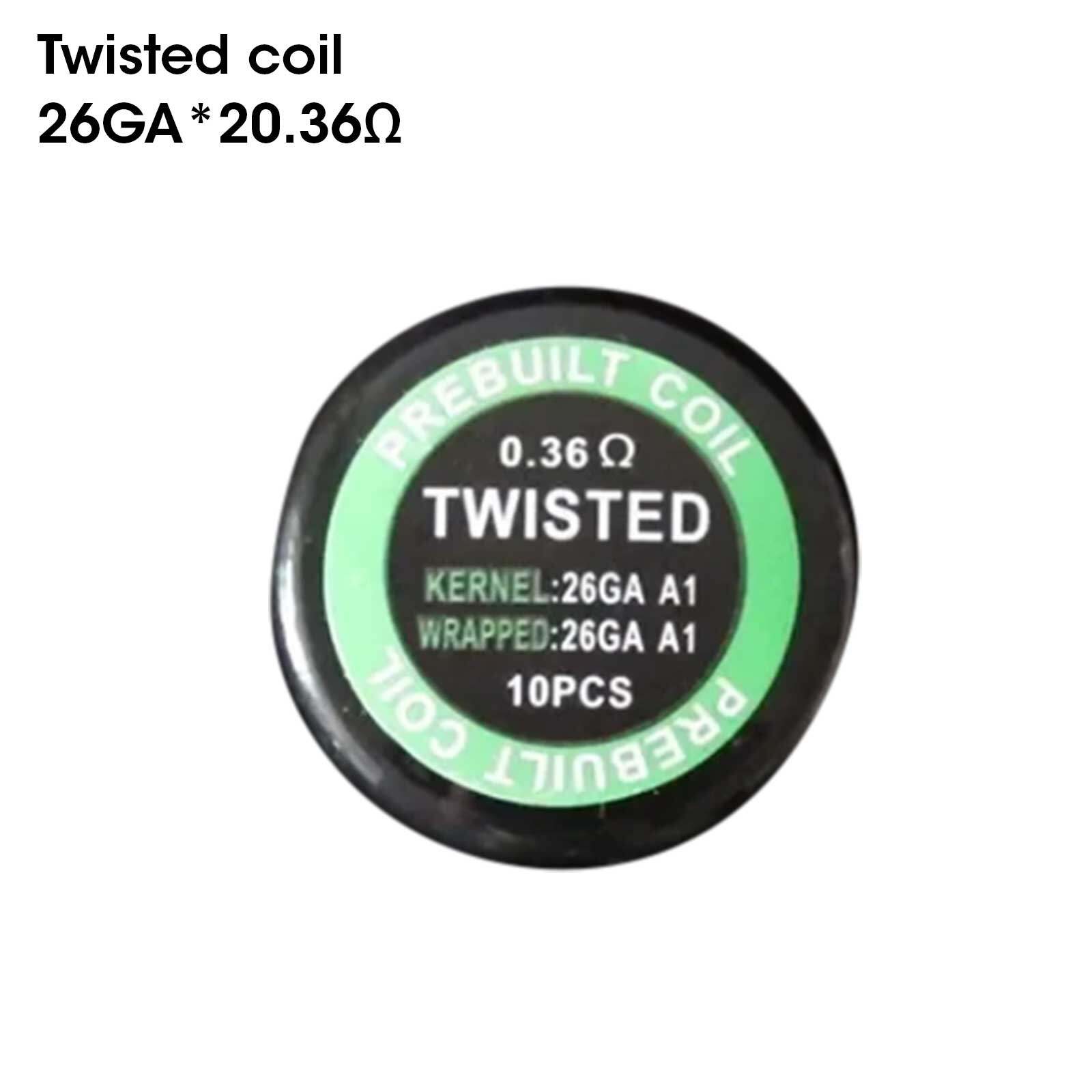 10 Cuộn Dây Clapton Xoắn Alien A1 Cái/hộp Cuộn Dây Quấn Sẵn Rda 0.45ohm