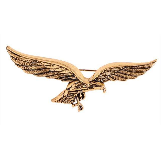 Flying Eagle Brooch Pin Men Suit Shirt Accessories Casual Jewelry Gift