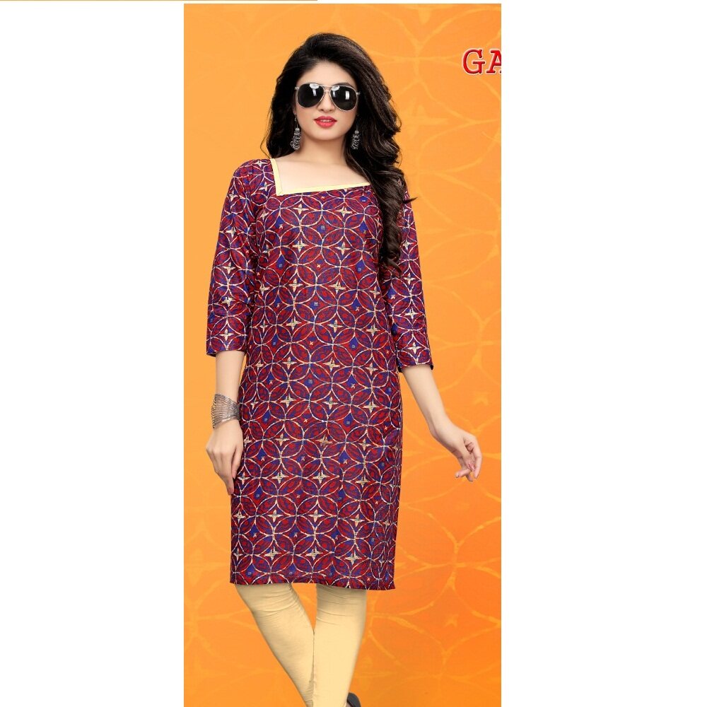 Cotton Printed Kurti Tops For Women Lazada Cotton Printed Kurti Tops For Women Lazada