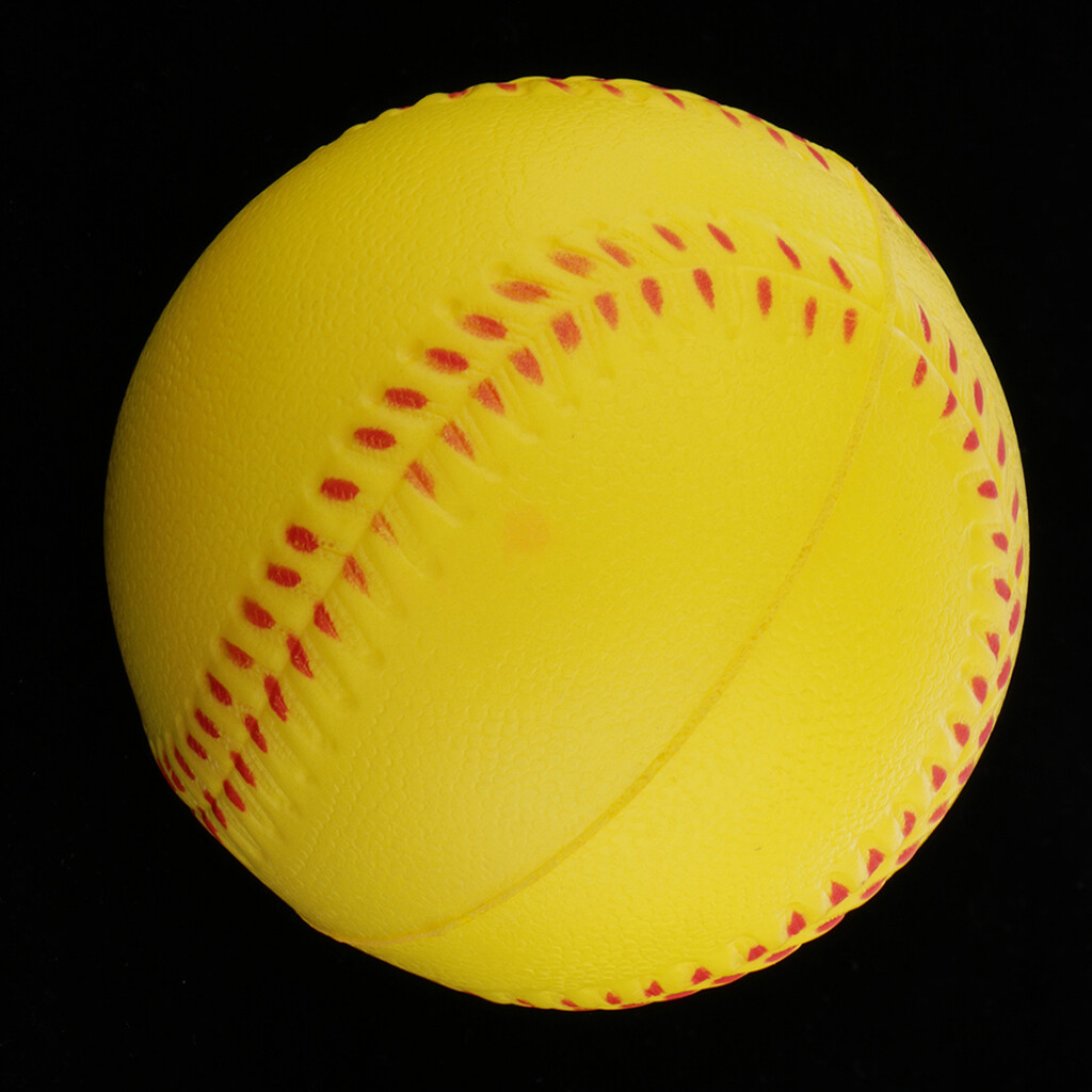 Baoblaze Pitcher's Soft Training Softball, PU Foam Yellow Baseball Ball for Practice - Durable and Practical