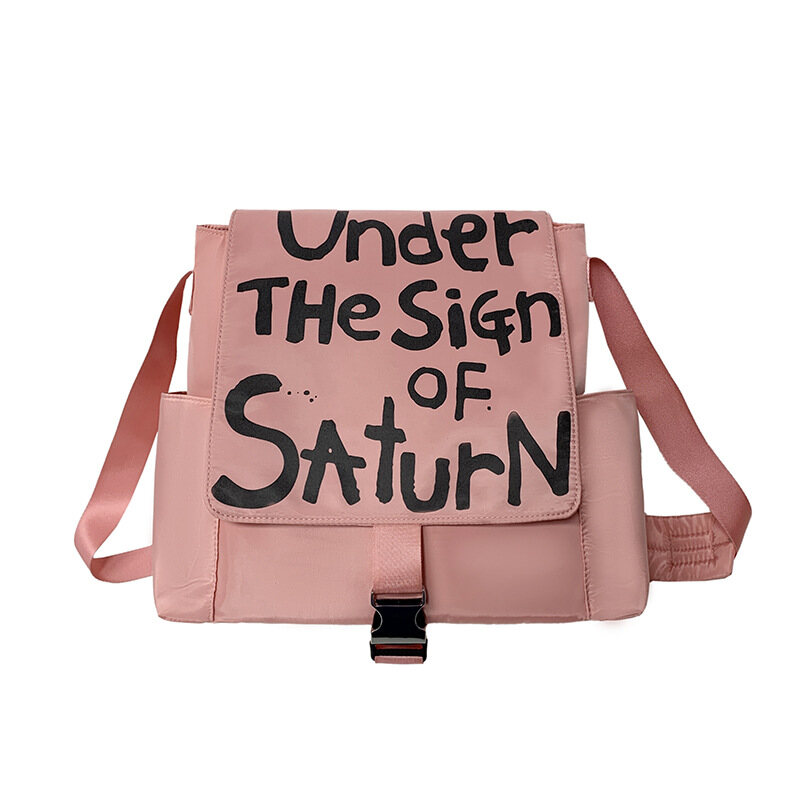 C&K Graffiti shoulder bag new personality alphabet large capacity crossbody bag Tote bag
