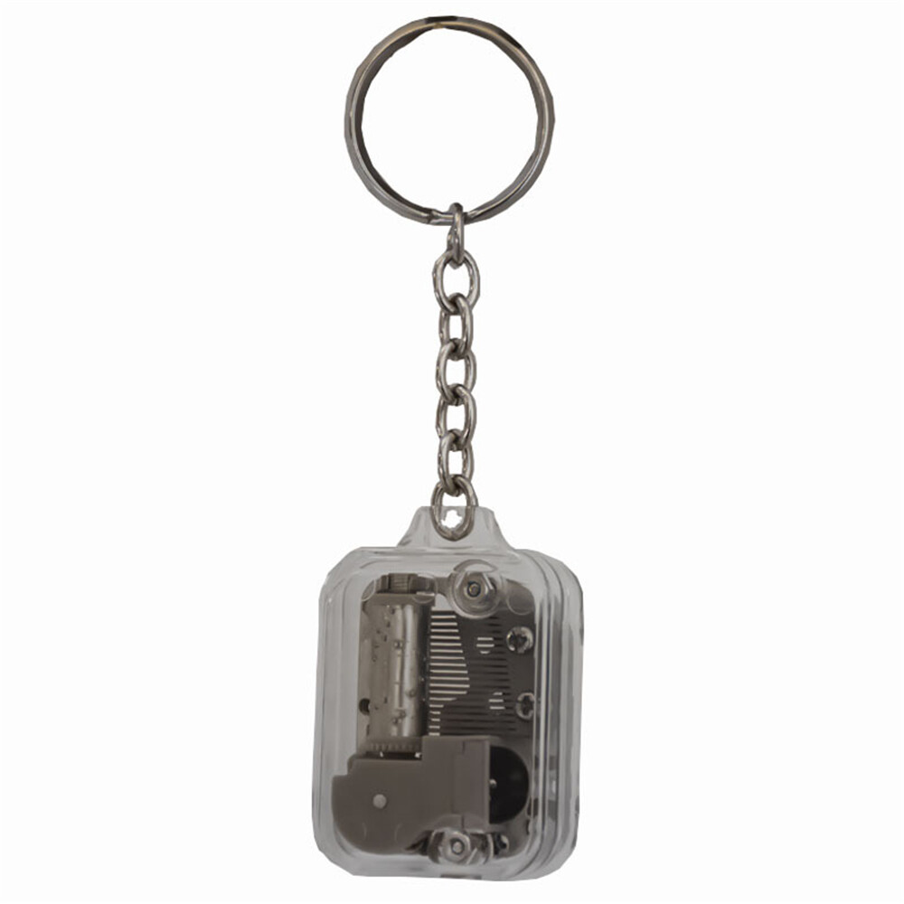 E-Semitor Music Box with Keychain, Small and Unique Portable Music Box