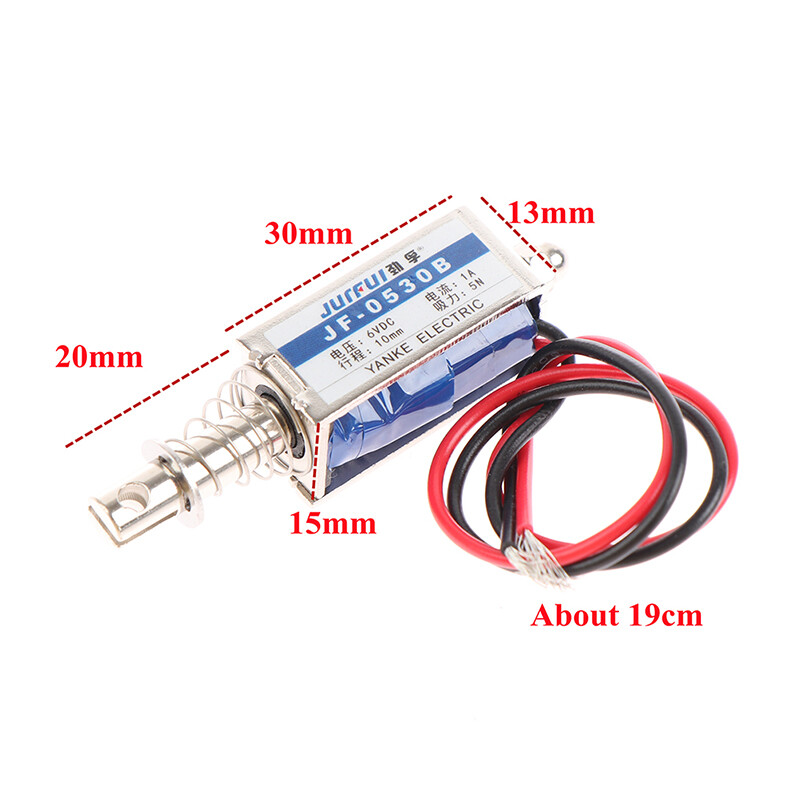 HITN Nam Châm Điện Từ Đẩy Kéo Mở Khung Điện Từ DC 6V 12V 24V 0530B