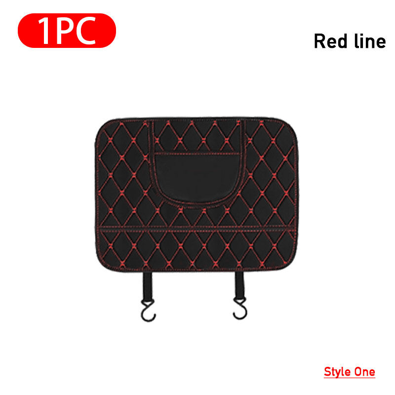 Car Seat Anti-Child-Kick Pad Interior Auto Seat Back Anti-dirty Pads Car Back Seat Storage Mats Waterproof Leather Protector Pad
