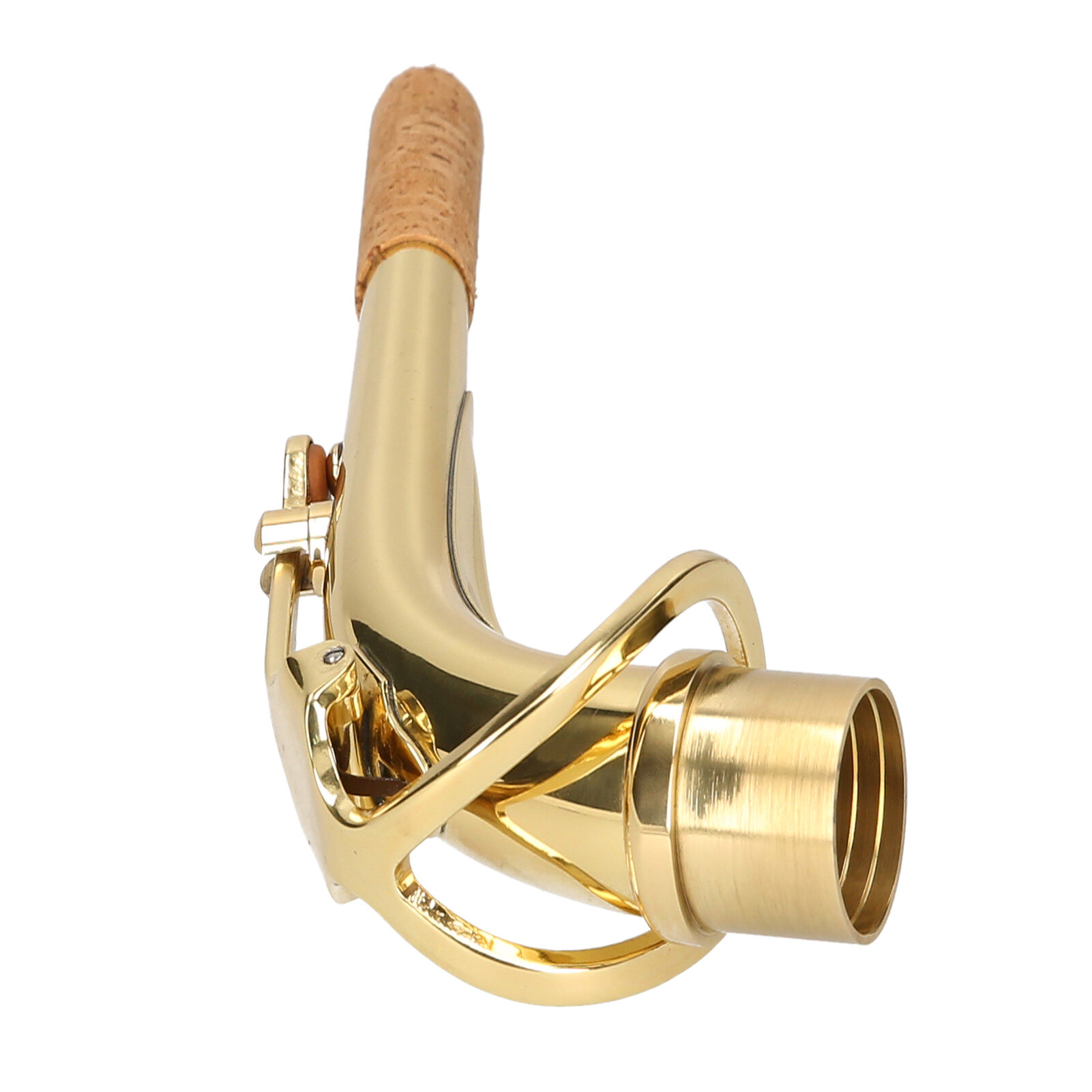 Muslady Alto Saxophone Neck Brass Bend Neck Sax Replacement Part Sax Accessory