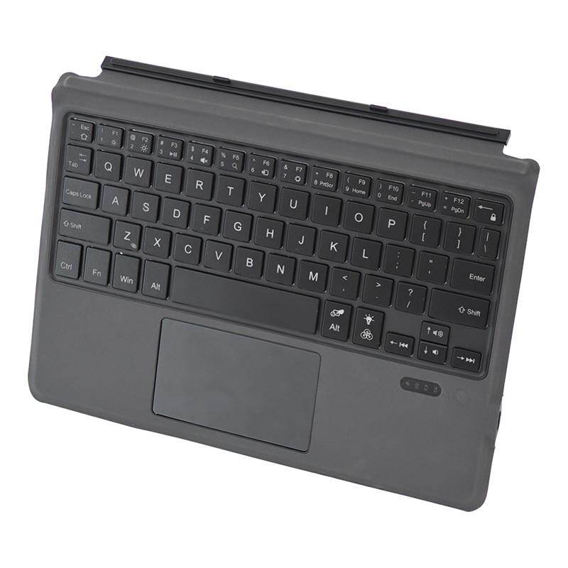 Detachable Wireless Bluetooth PU Leather Keyboard with Touch Function for Micro-soft Surface Go 10 2018 Tablet 1078+USB Cable
