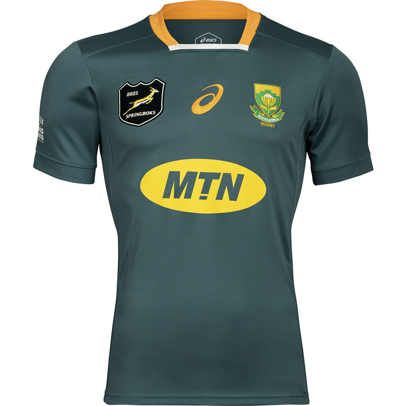 2020-2021 South Africa Rugby Home Green Jersey