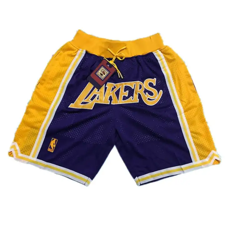 lakers retro shorts