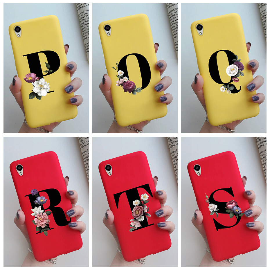 Fashion Flower Letters Case For OPPO A37 Cover A37f A37fw A37m Soft Slim Phone Case Casing 5.0''
