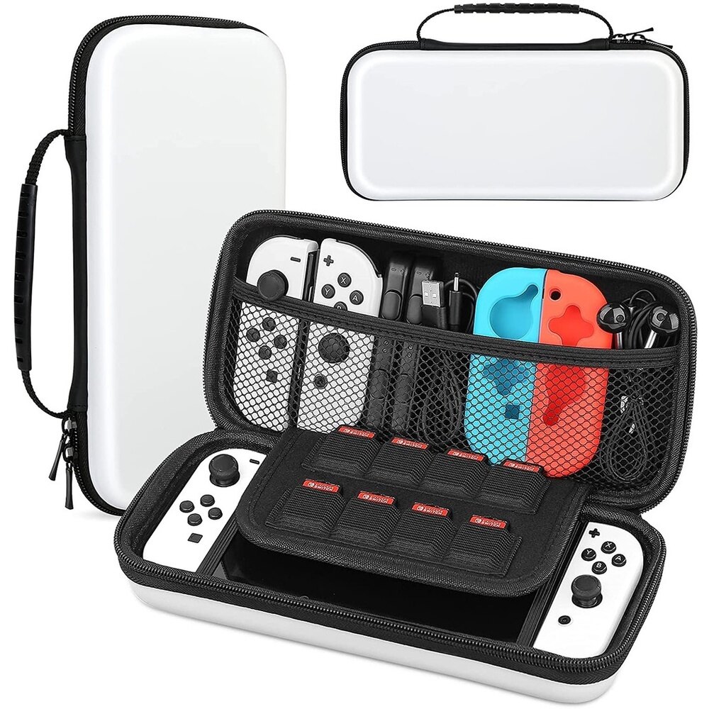 Hộp Đựng Tương Thích Với Ốp Lưng Nintendo Switch OLED, Túi Đựng Du Lịch Di Động Vỏ Cứng Cho Bảng Điều Khiển Và Phụ Kiện NS OLED
