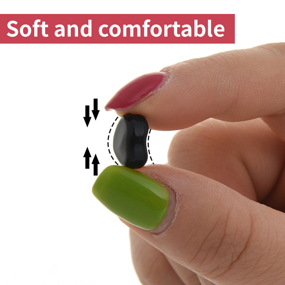 Silicone small round glasses anti slip earbuds