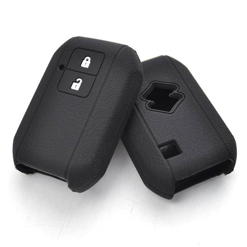 Silicone Key Case Cover For Suzuki Swift 2017 2018 Keyless Fob Shell Skin Keyring Key Chain Holder Protector