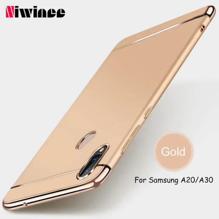 Niwinee For Samsung Galaxy A20 A30 Case Luxury 3 In 1 Case Ultra Slim Hard Cover Phone Casing Lazada Ph