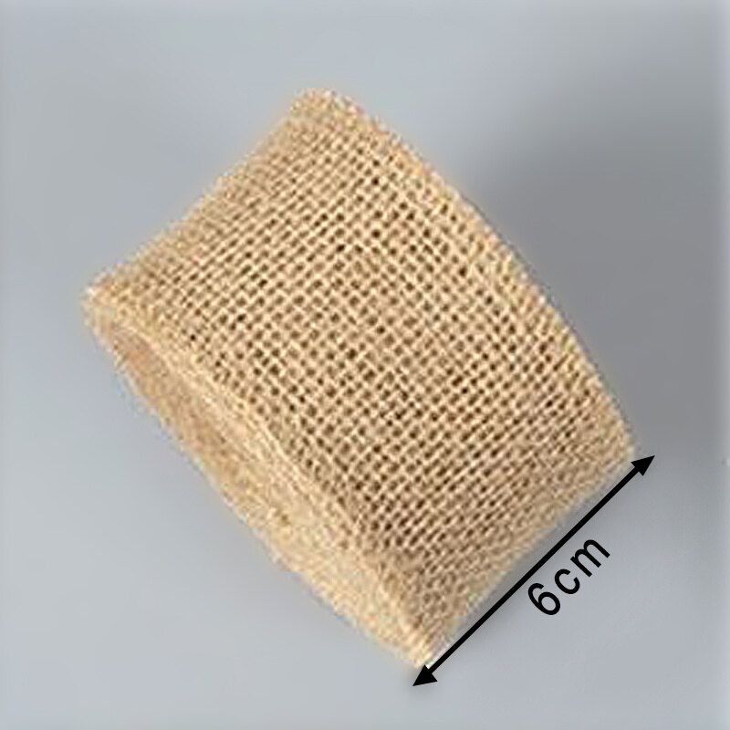 5m Roll Jute Burlap Rustic Hessian Ribbon Tape Strap Wedding Decor