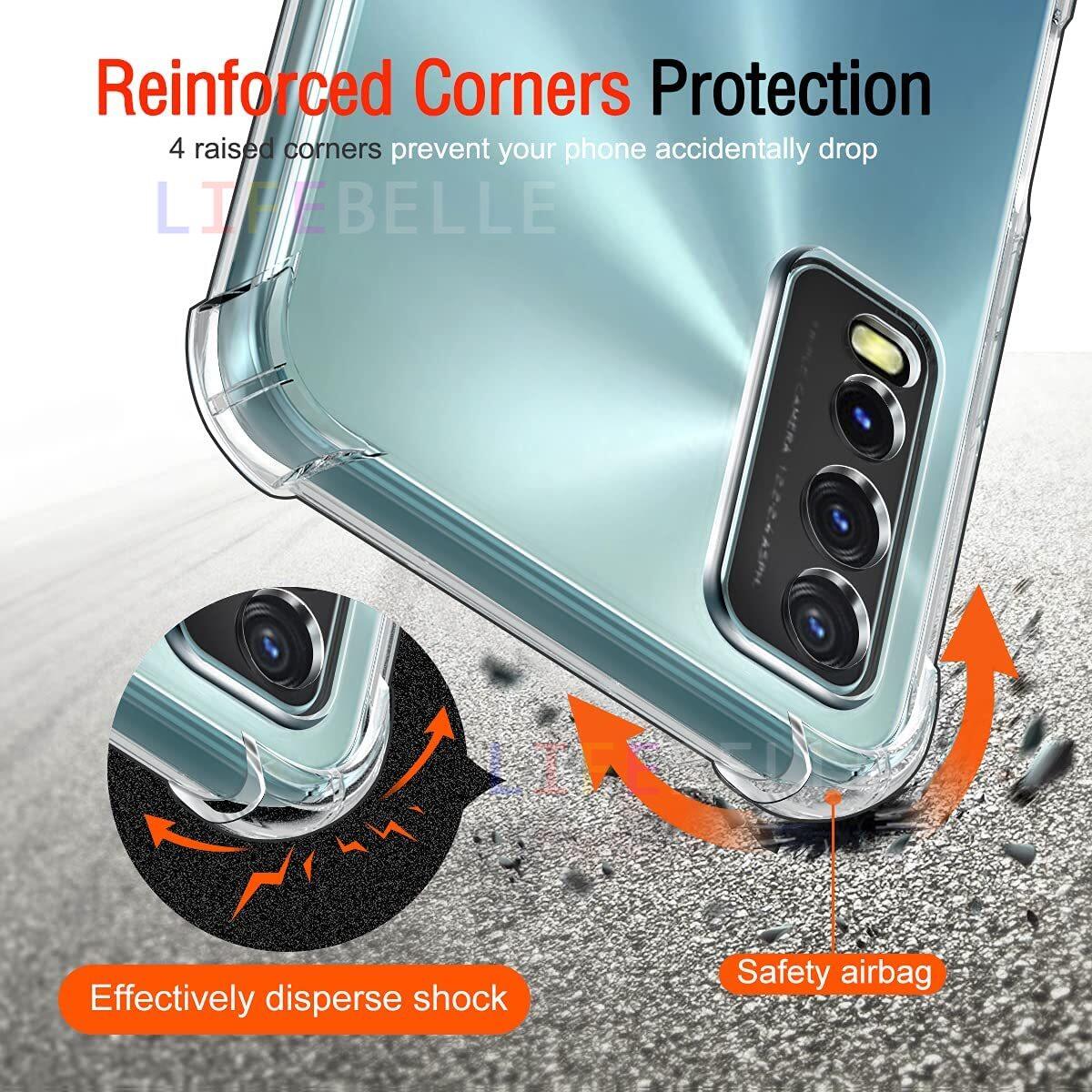 Ốp LIFEBELLE Cho Ốp Vivo Y20 Y20 2021 Y20s G Y20i 2021 Y12s, Có Khả Năng Chống Sốc Ốp Lưng TPU Mềm Ốp Điện Thoại Bảo Vệ Chống Sốc Trong Suốt Ốp Lưng