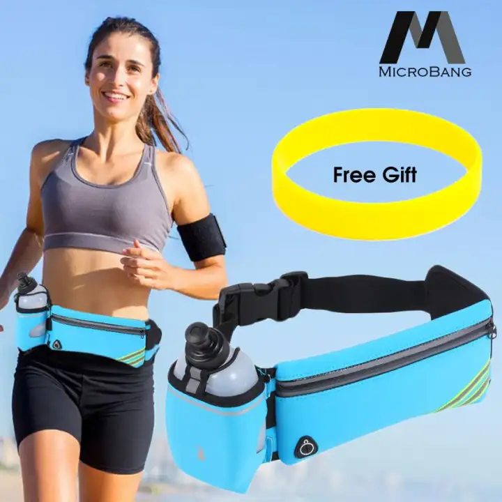 running waist belt water