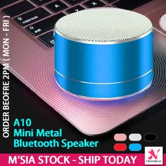 chrome portable speaker