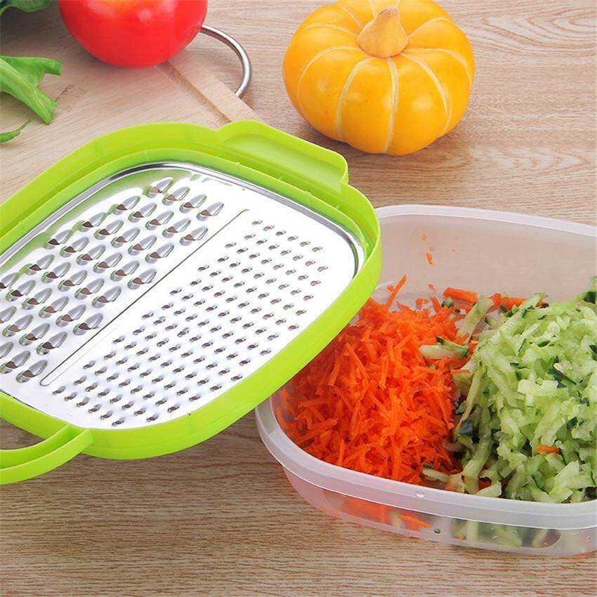 Dụng cụ bào rau củ quả bằng thép không gỉ và nhựa PP kích thước 23*17.5*5cm dùng trong nhà bếp - INTL