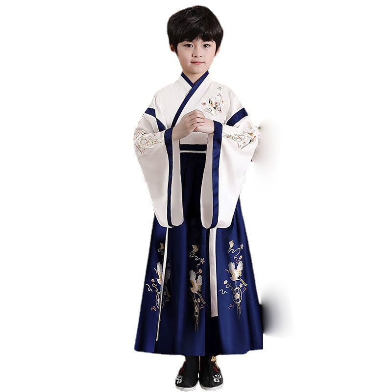 Hanfu Traditional Chinese Dress Ancient Children's Performance Students Hanfu Performance clothes for Children's Day