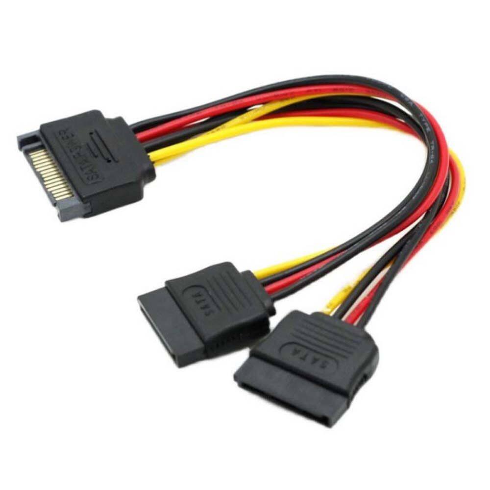 AINARA Y Splitter High Quality Male To Female PSU Cable SATA Male To 2 AINARA Y Splitter High Quality Male To Female PSU Cable SATA Male To 2