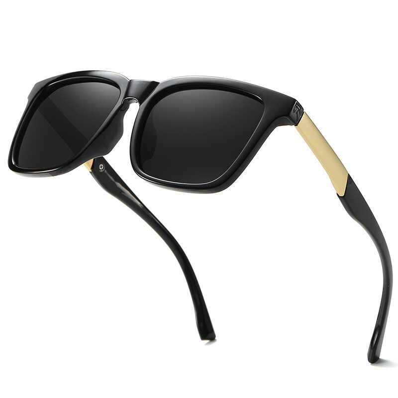black gold sunglasses mens