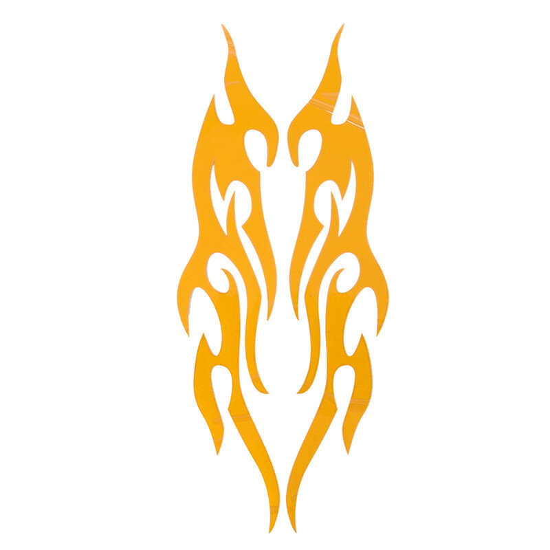 Car Sticker Modified Flame Car Stickers Bumper Hood Rearview Mirror Head Cover Stickers Cover Scratches Motorcycle Decals