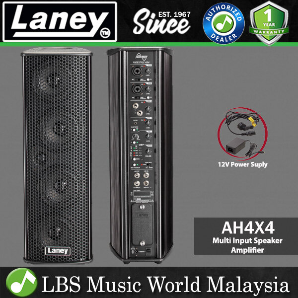Laney AH4X4 Multi Input Speaker Amp Portable Battery PA System