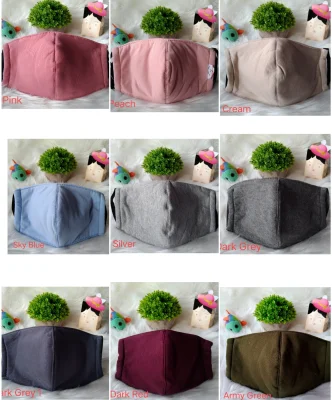 [Malaysia Ready Stock] 3 Layers Cotton Mask Adult Size