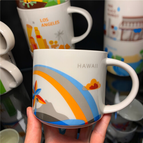 TOP★Starbuck Cửa Hàng Chính Thức 2017STARBUCK Starbuck YOU ARE HERE City Mug Mug YAH Ceramic Cốc Cà Phê Cốc Starbuck 2022 Fox Cup 9233 - 6