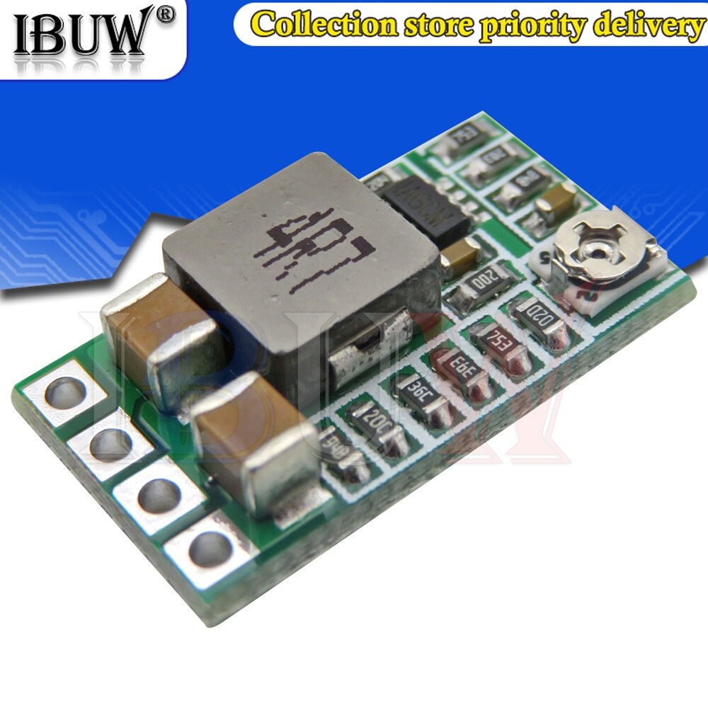 1pcs Mini DC-DC 12-24V đến 5V 3A bước xuống Điện áp Mô-đun Nguồn Bo mạch chuyển đổi có thể điều chỉnh 97.5% 1.8V 2.5V 3.3V 5V 9V 12V